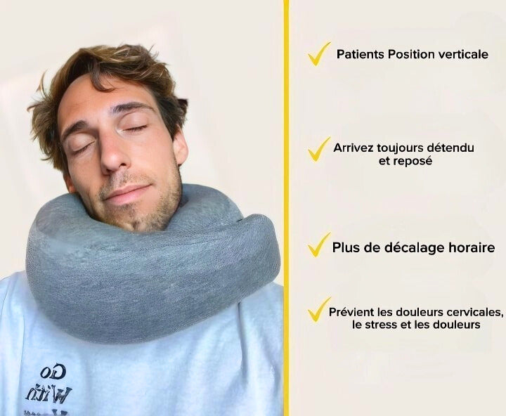 PillowBuddy™ - Oreiller cervical pour les voyages (Achetez 2, obtenez 1 GRATUIT)